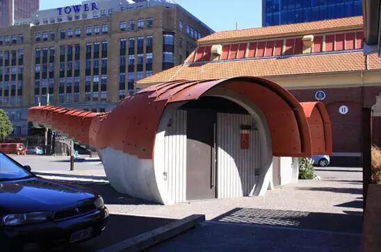 新西兰威林顿的Kumutoto公厕