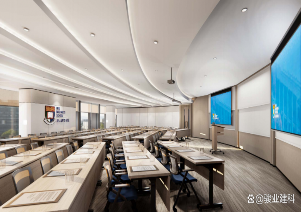 The Shenzhen Center Project of the School of Economics and Management of the University of Hong Kong is WELL Certification V2 Gold level and LEED Gold Level